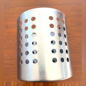 NWT stainless steel utensil/stationary holder